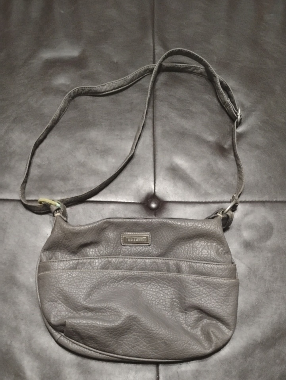 Women’s Gray Rosetti Shoulder Crossbody Bag